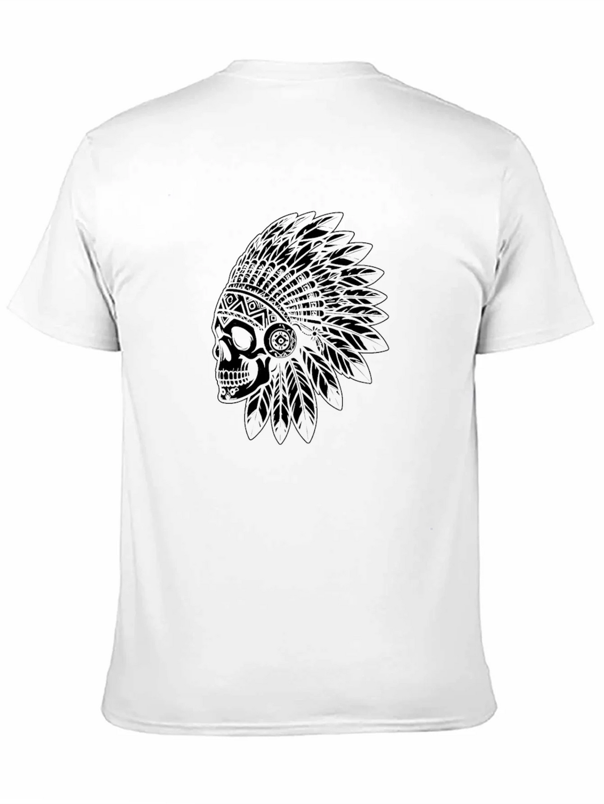 Skull Headdress Graphic Tee - Mens Black T-Shirt product image 9