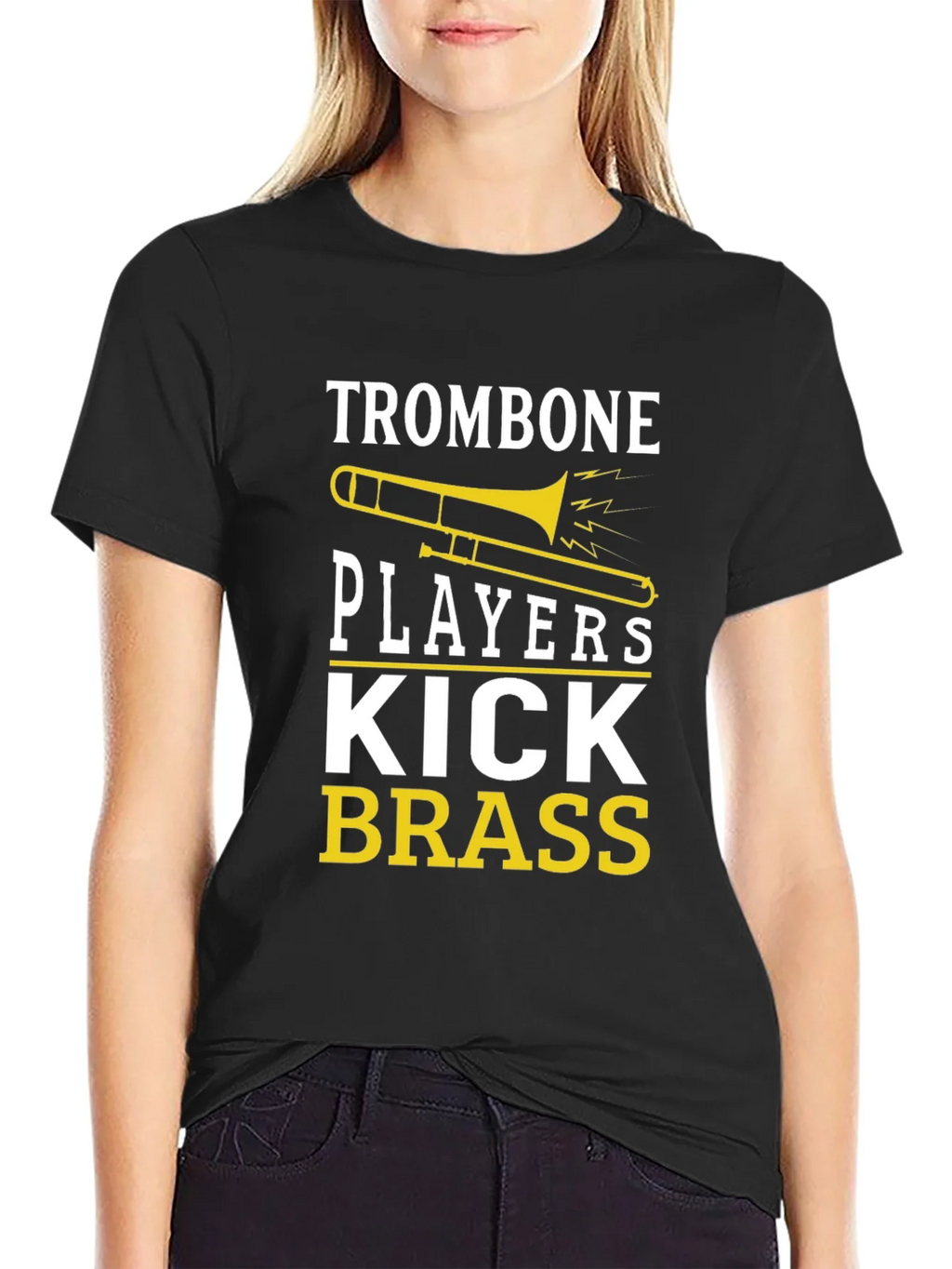 Trombone Players Kick Brass Graphic T-Shirt product image 2