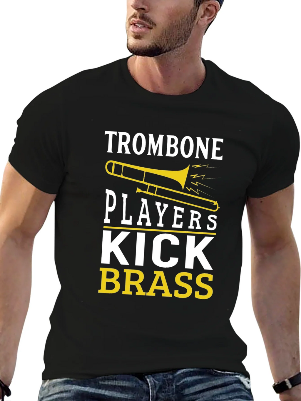 Trombone Players Kick Brass Graphic T-Shirt product image 6