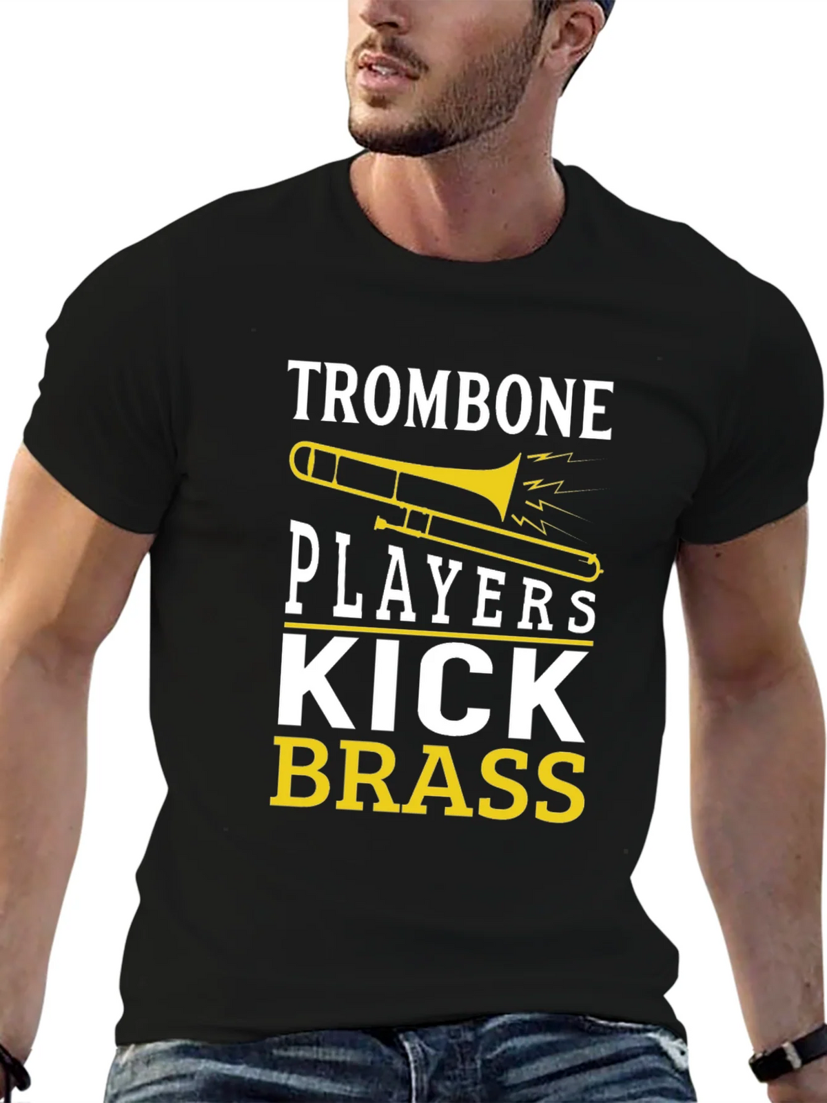 Trombone Players Kick Brass Graphic T-Shirt product image 6