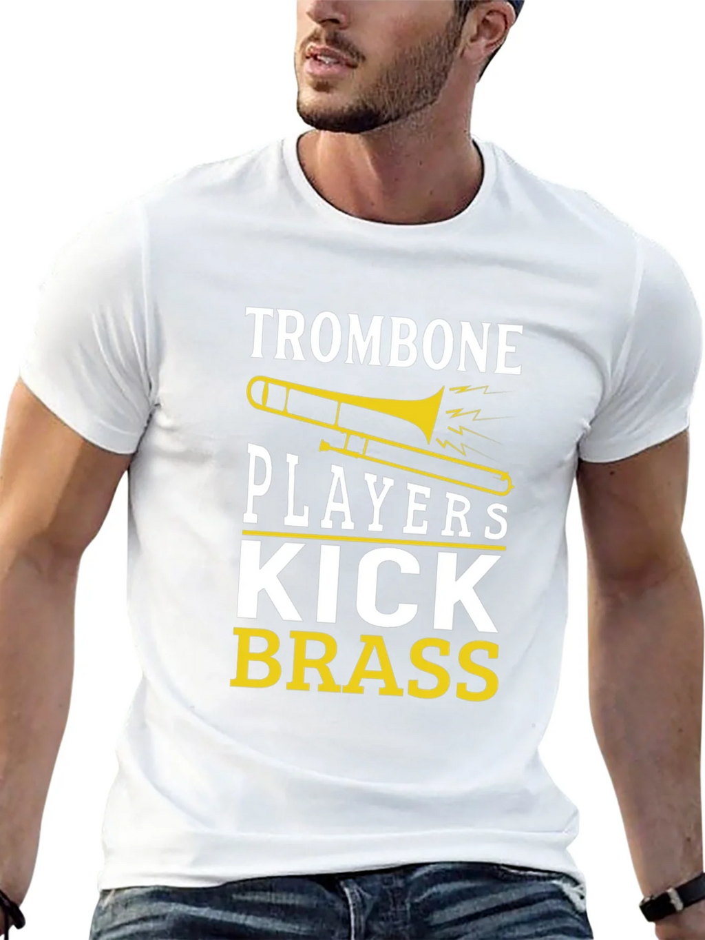 Trombone Players Kick Brass Graphic T-Shirt product image 12