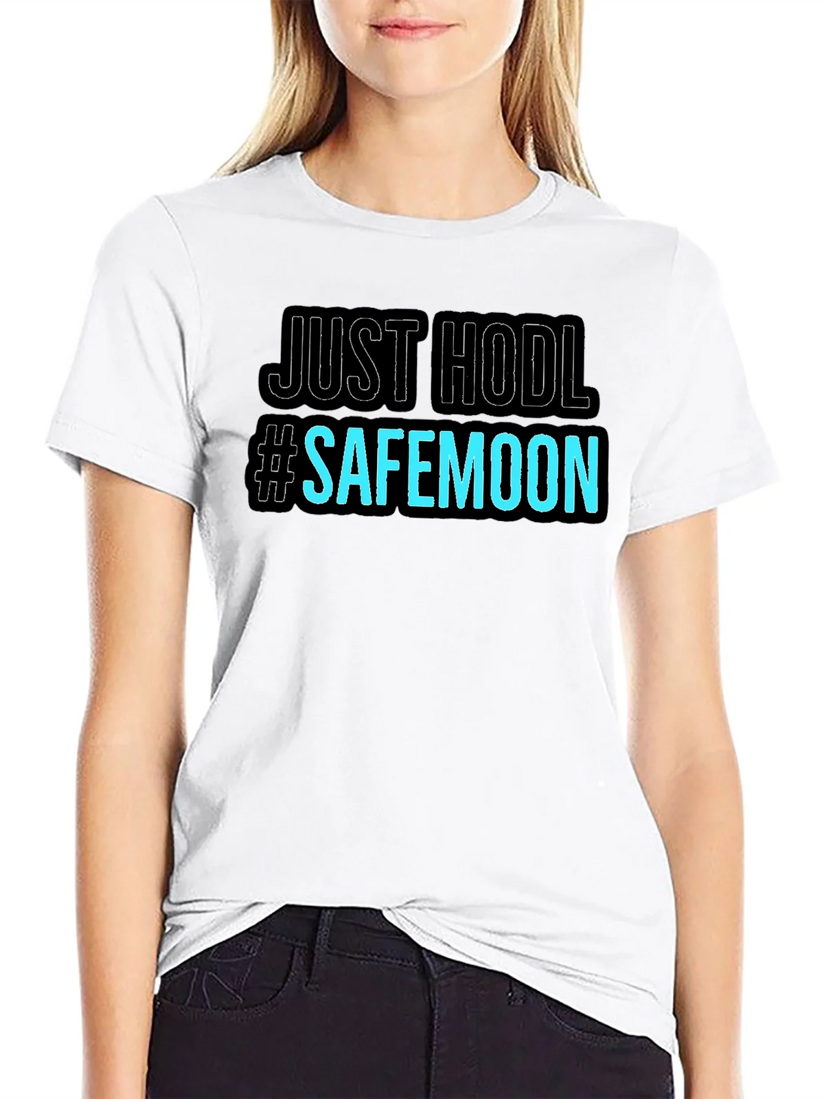 Just HODL #SAFEMOON Black T-Shirt product image 8