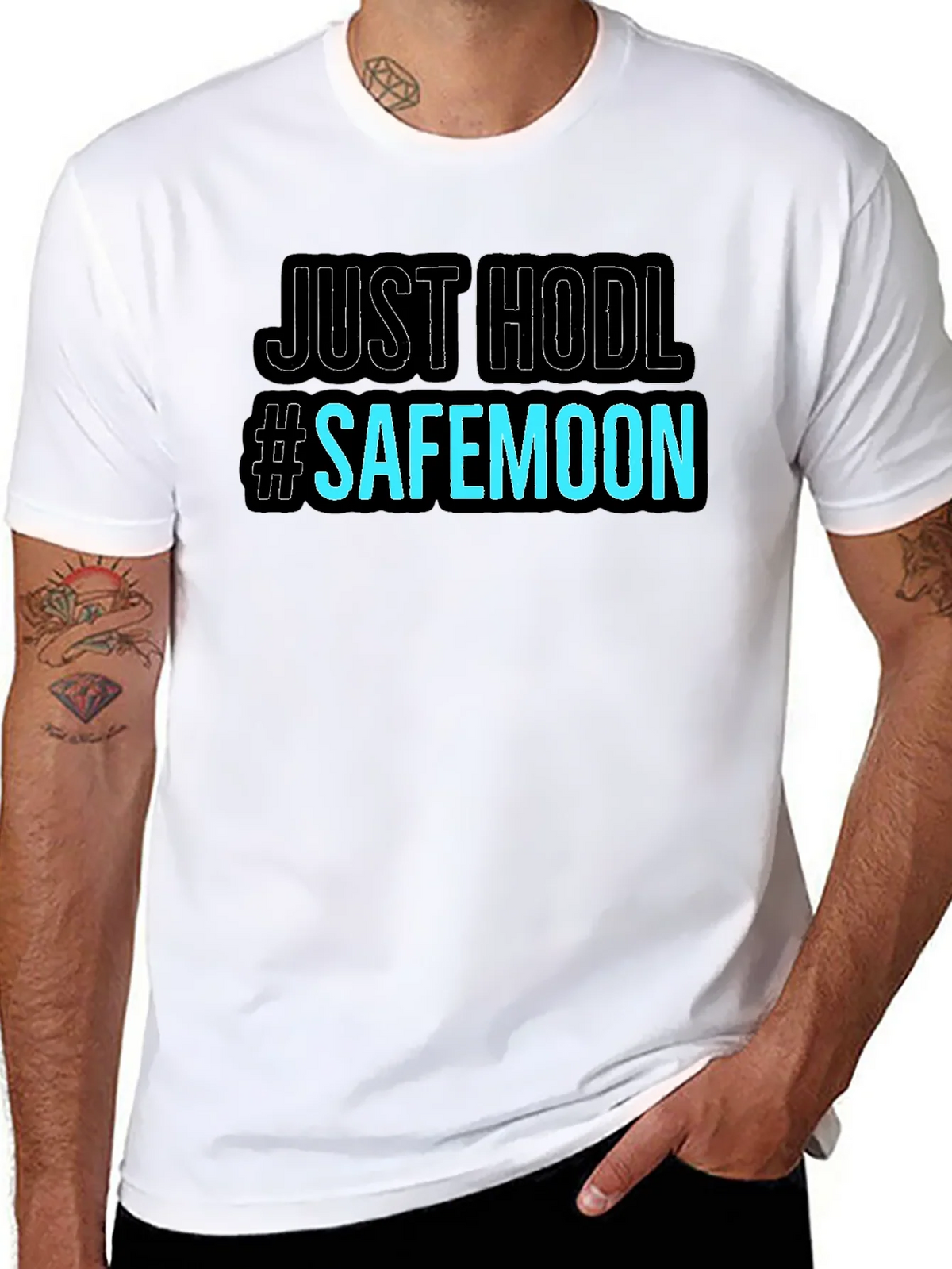 Just HODL #SAFEMOON Black T-Shirt product image 7