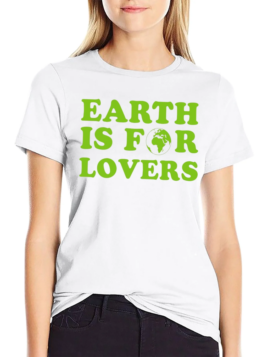 Earth Is For Lovers Graphic Tee - Black product image 8