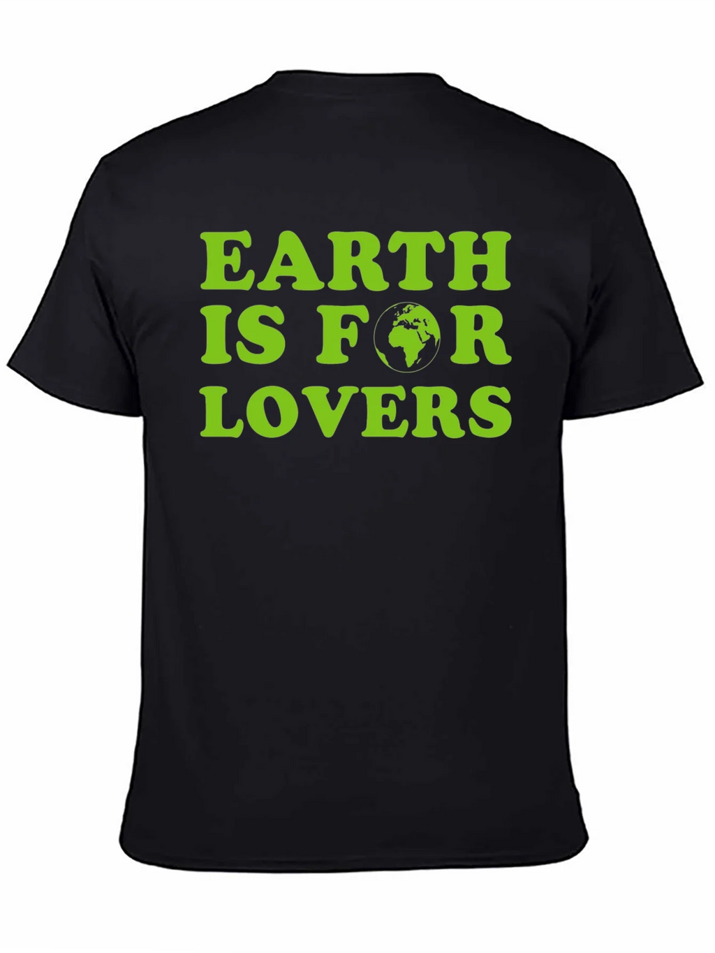 Earth Is For Lovers Graphic Tee - Black product image 4