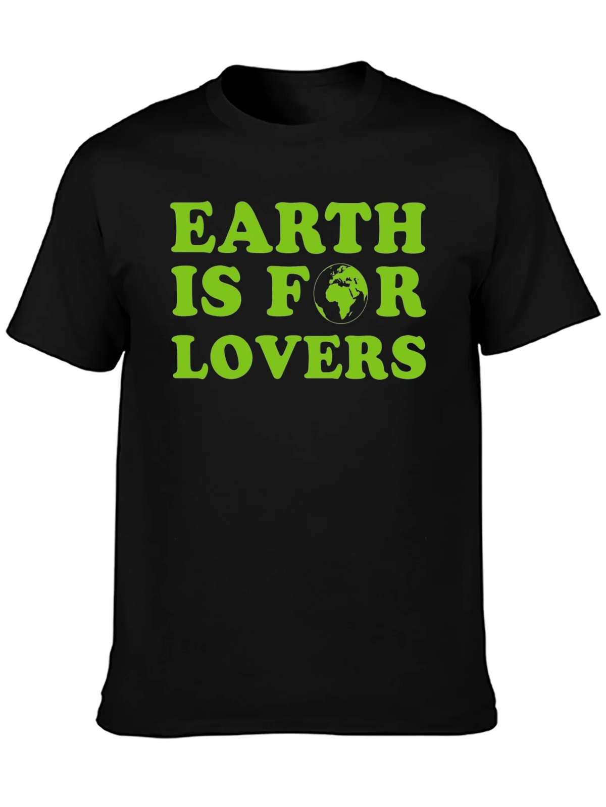 Earth Is For Lovers Graphic Tee - Black product image 3