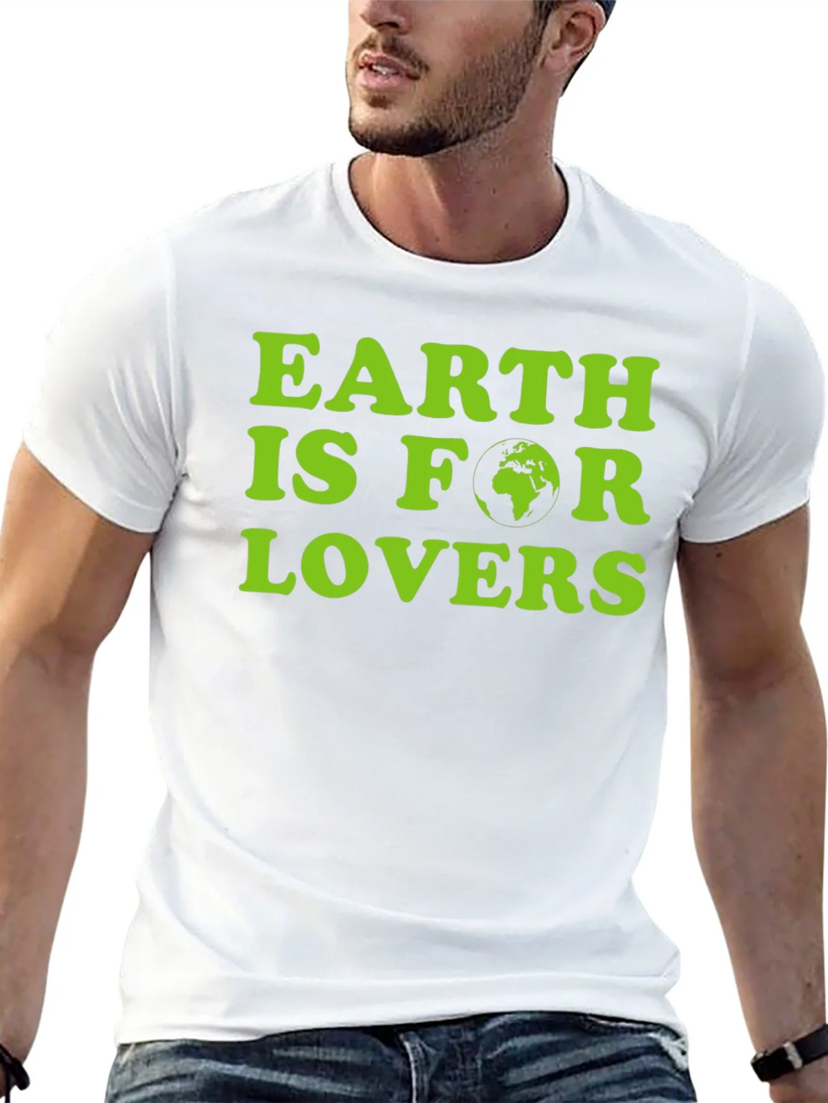 Earth Is For Lovers Graphic Tee - Black product image 12