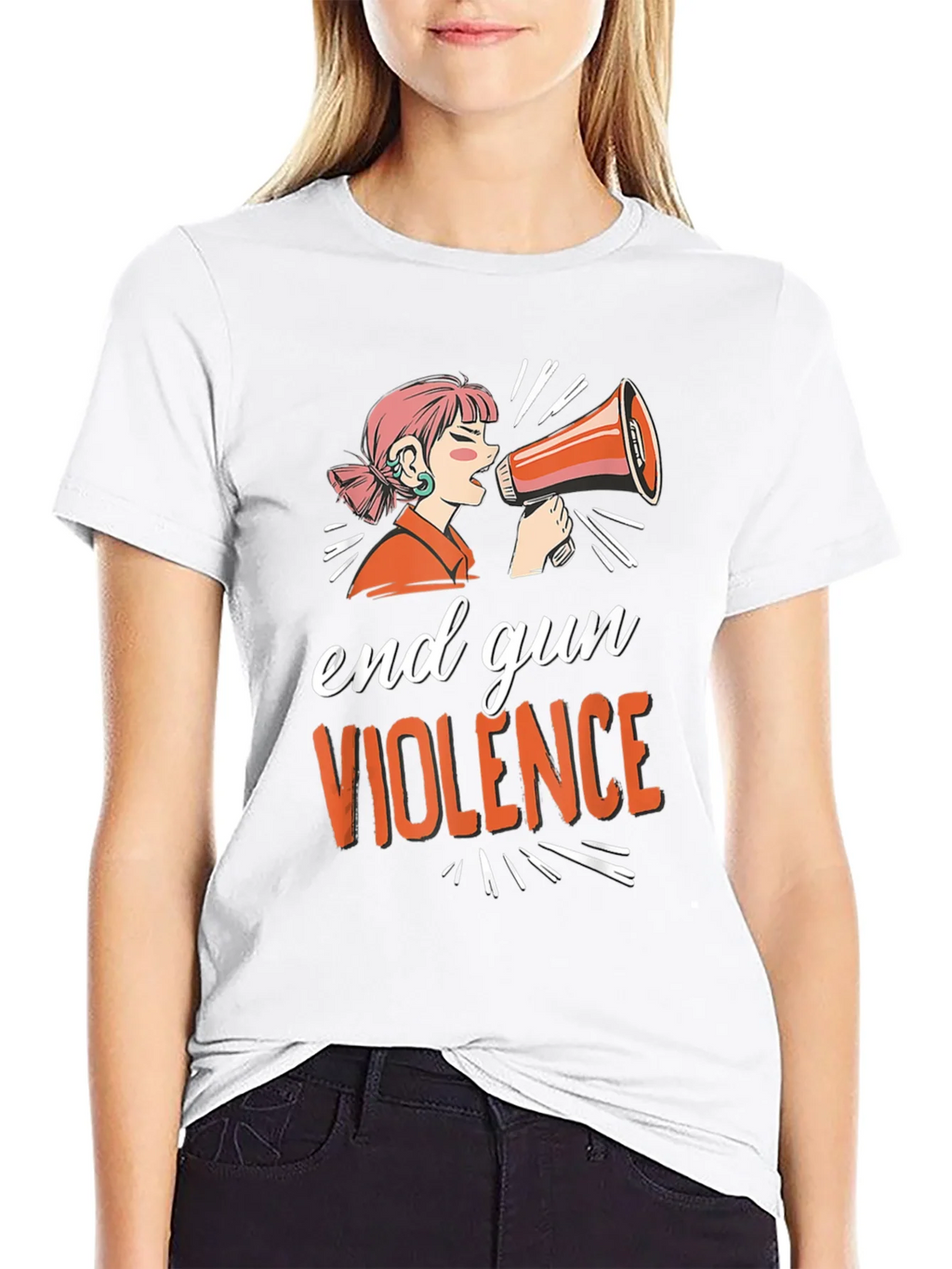 End Gun Violence T-Shirt - Unisex Black Tee product image 8