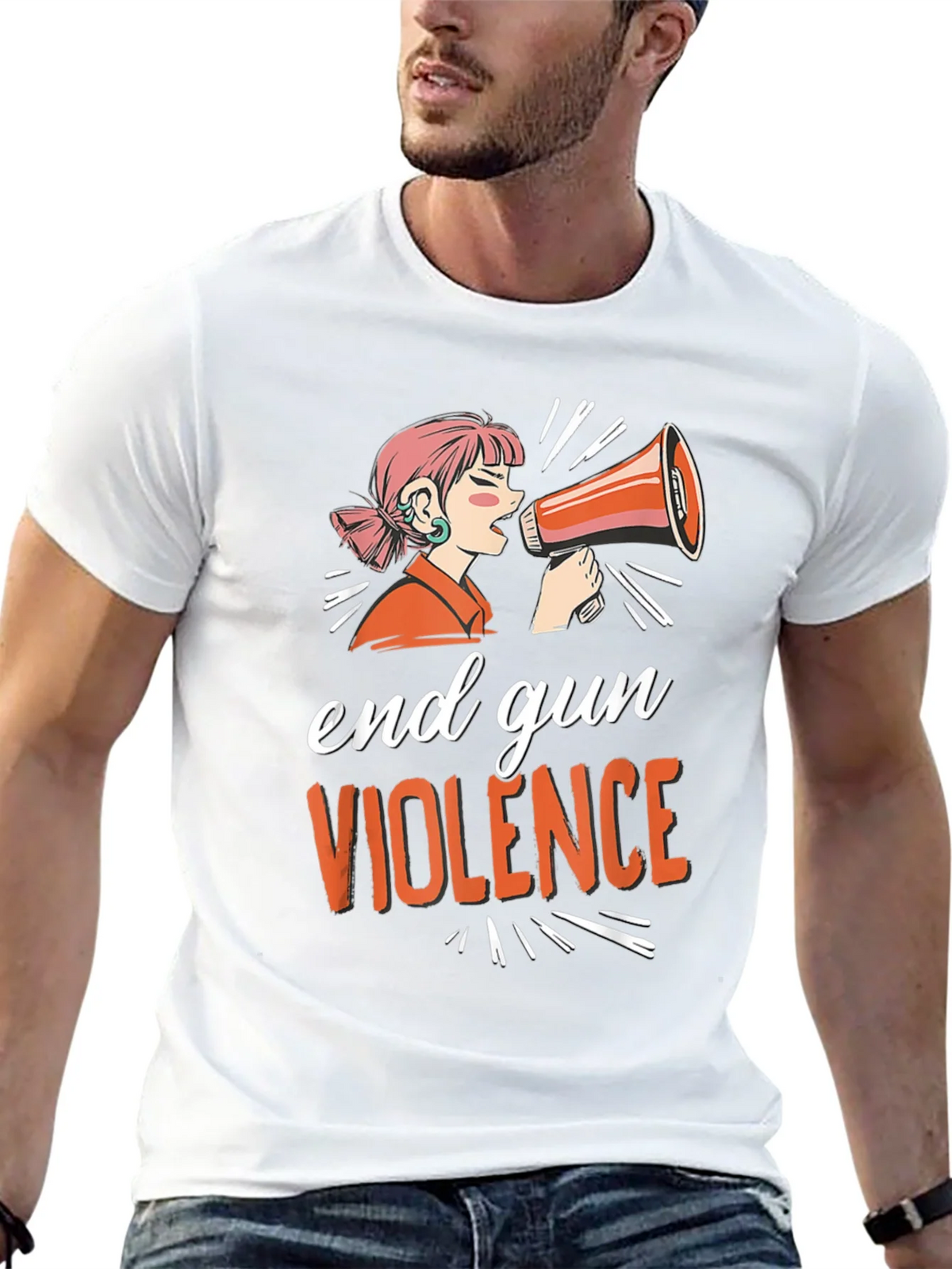 End Gun Violence T-Shirt - Unisex Black Tee product image 12