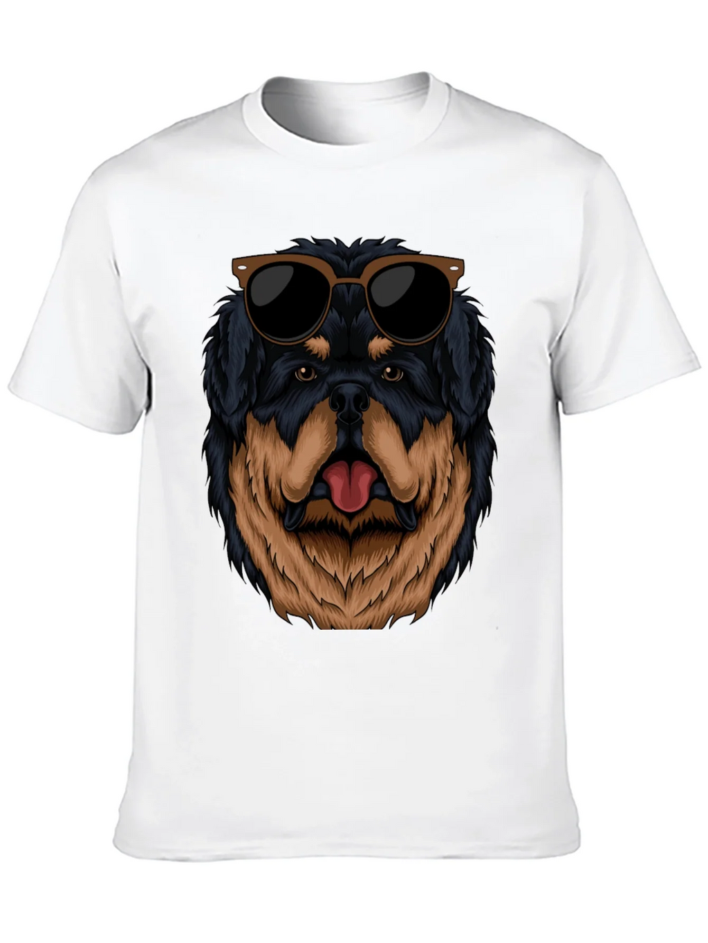 Cool Rottweiler Dog Graphic Black T-Shirt product image 9