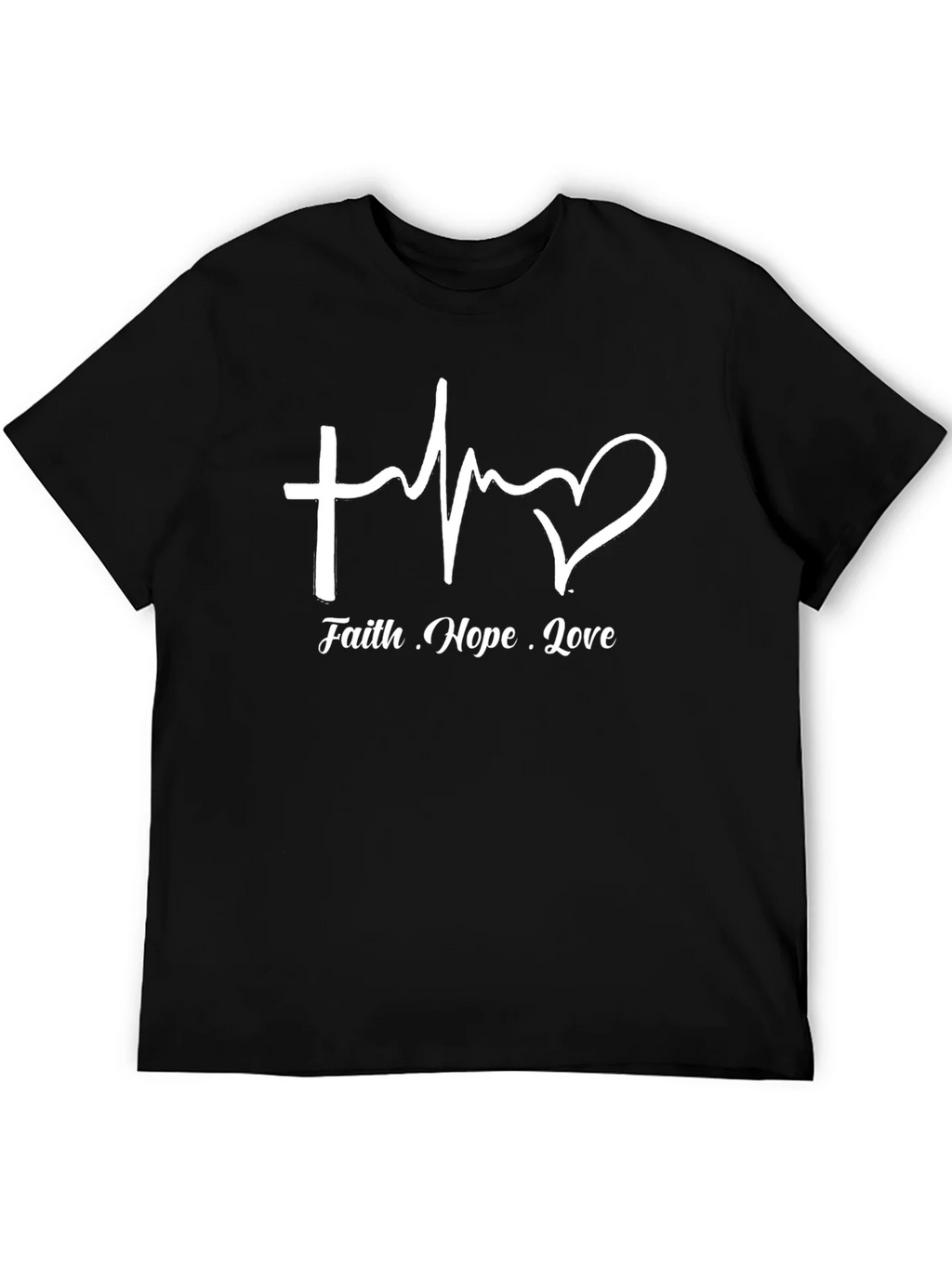 Faith Hope Love T-Shirt - Christian Inspired Tee product image 5