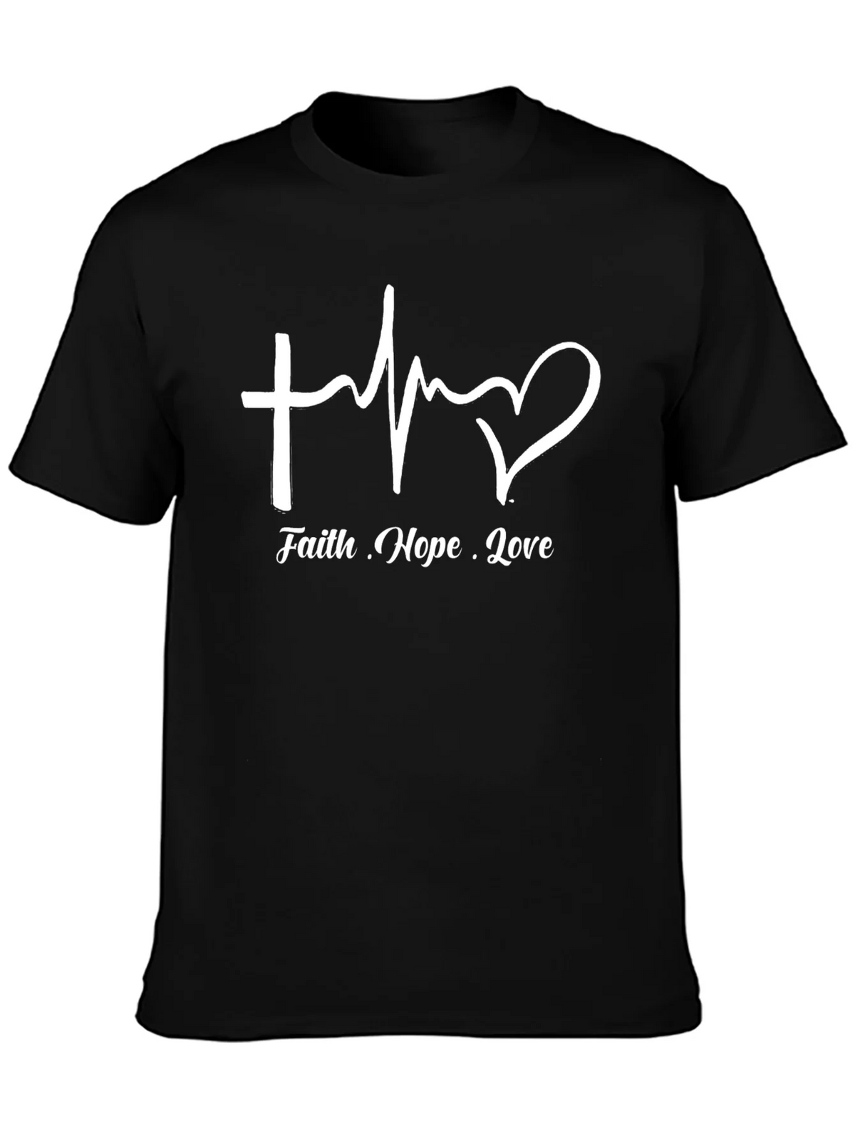 Faith Hope Love T-Shirt - Christian Inspired Tee product image 3