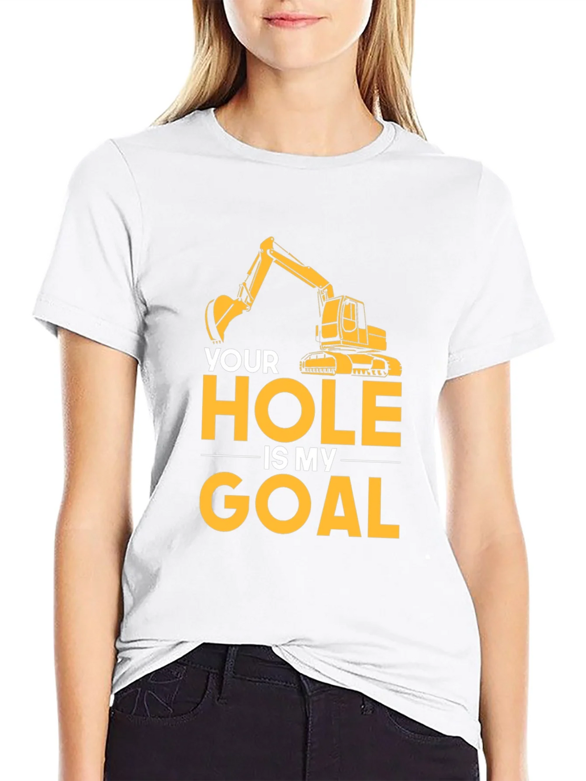 Your Hole Is My Goal Mens Black T-Shirt product image 8