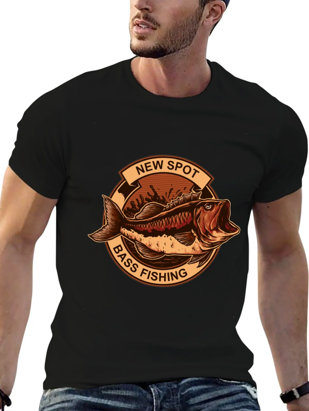 Bass Fishing Graphic Tee - New Spot product image 5
