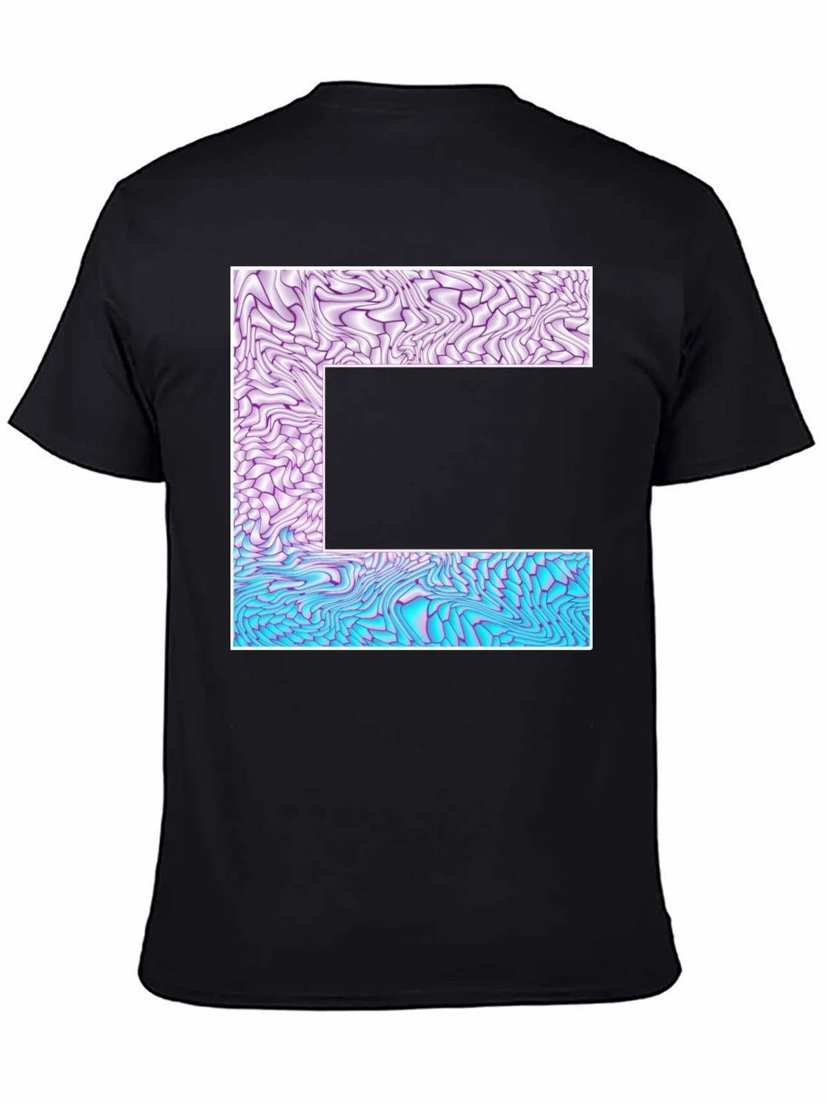 Abstract Letter T-Shirt - Unique Graphic Tee product image 4