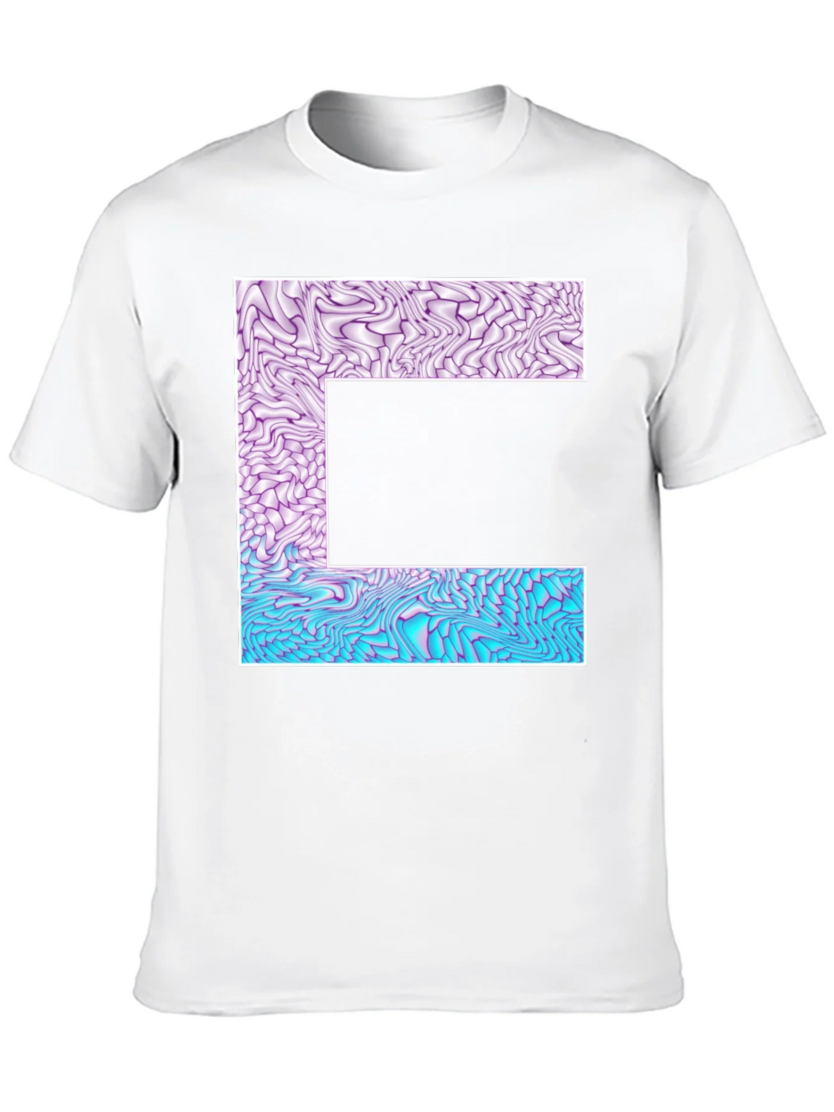 Abstract Letter T-Shirt - Unique Graphic Tee product image 8