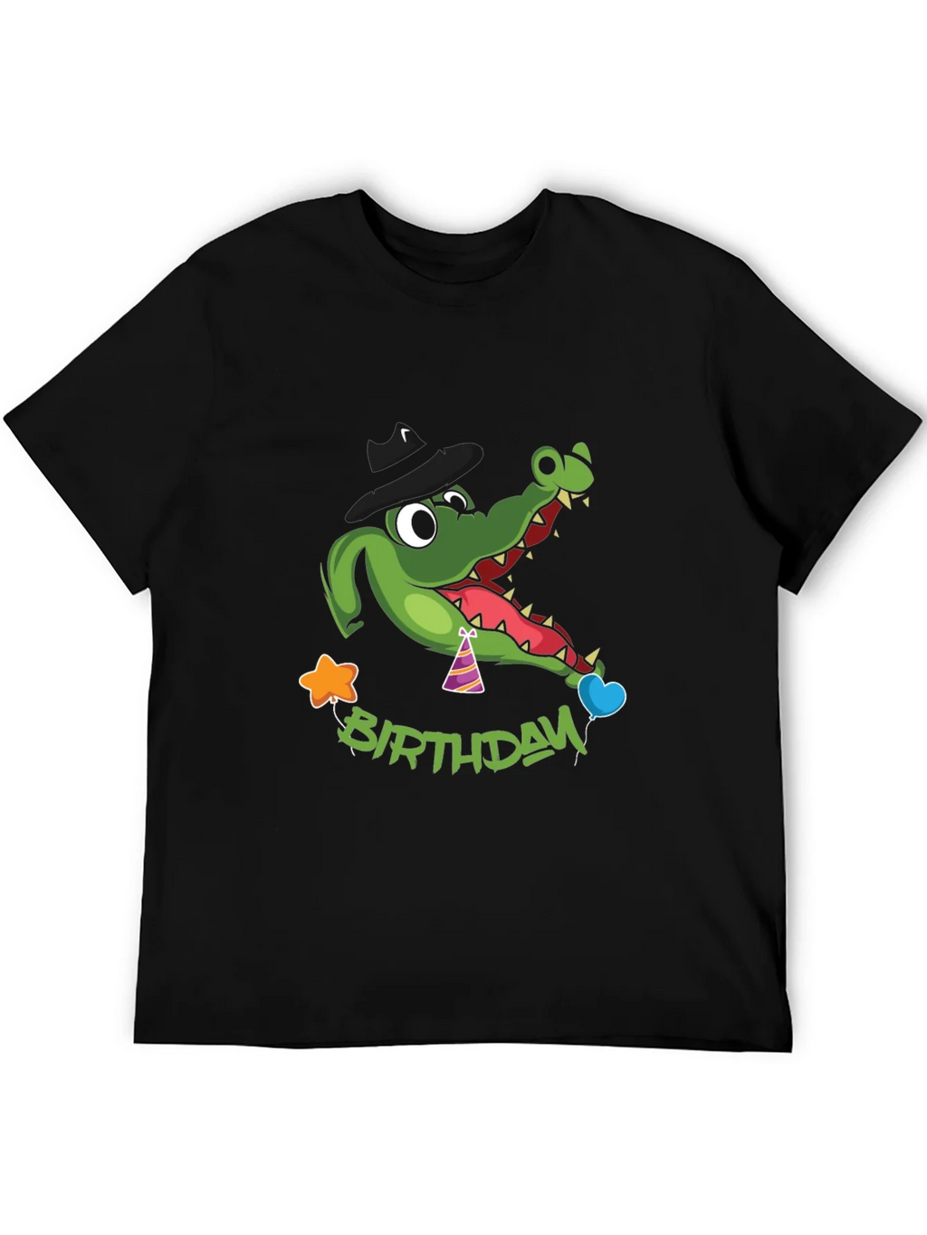 Cartoon Alligator Birthday T-Shirt product image 5