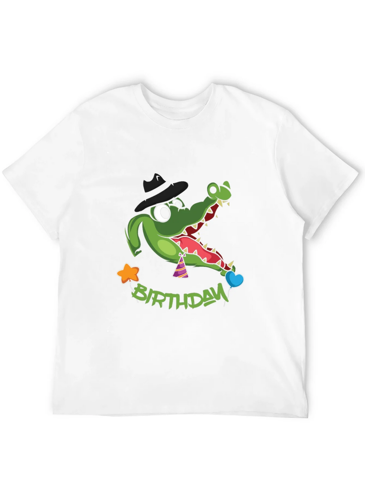 Cartoon Alligator Birthday T-Shirt product image 11