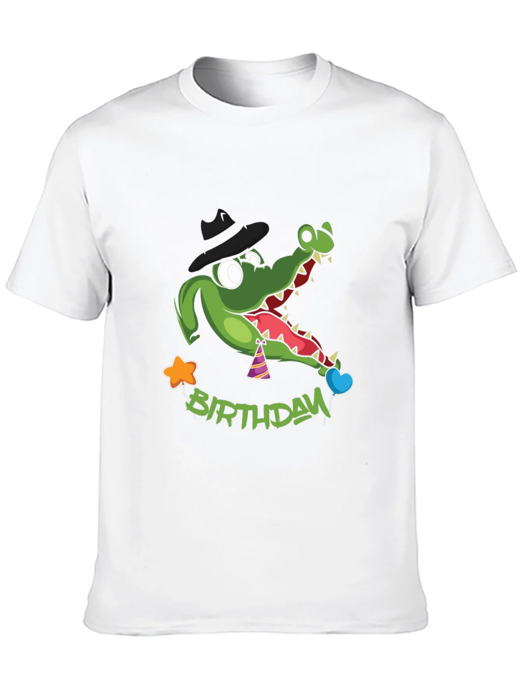 Cartoon Alligator Birthday T-Shirt product image 9