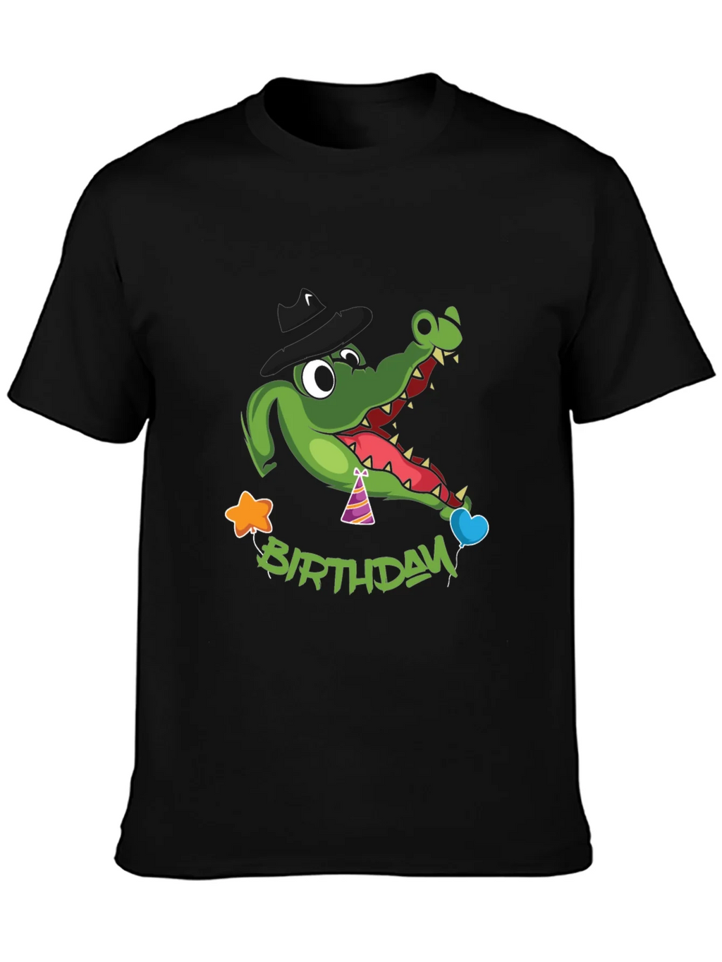 Cartoon Alligator Birthday T-Shirt product image 3
