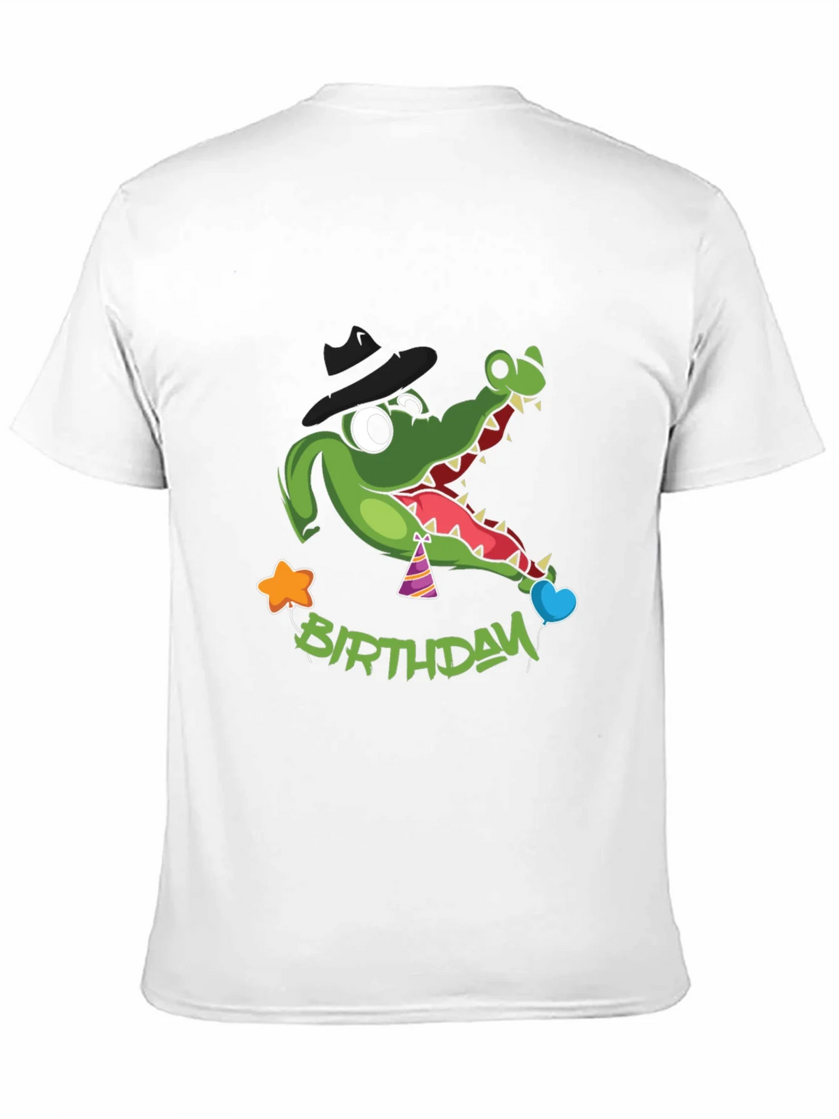 Cartoon Alligator Birthday T-Shirt product image 10