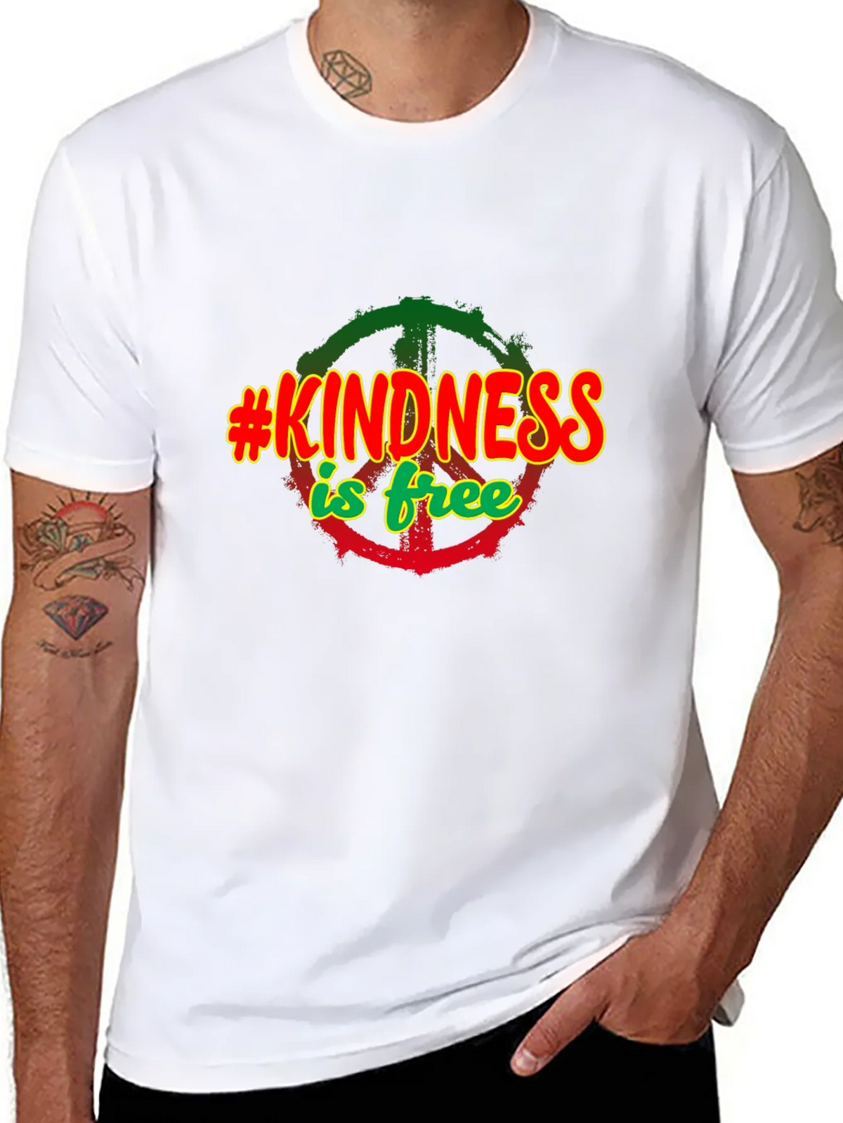 Kindness is Free Black T-Shirt product image 5