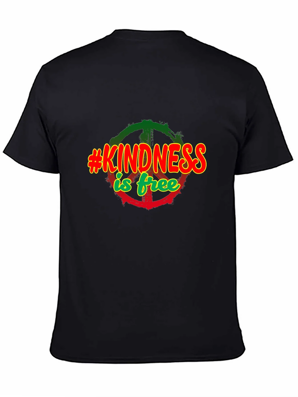 Kindness is Free Black T-Shirt product image 2