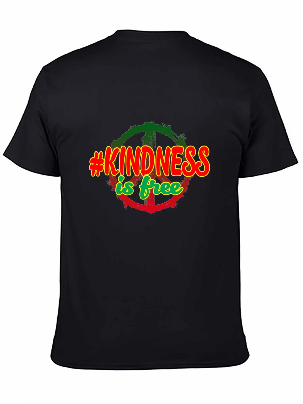 Kindness is Free Black T-Shirt product image 2