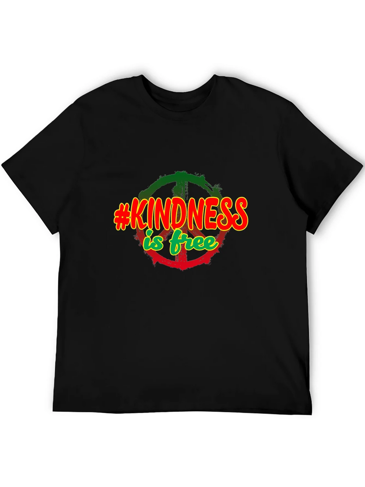 Kindness is Free Black T-Shirt product image 3