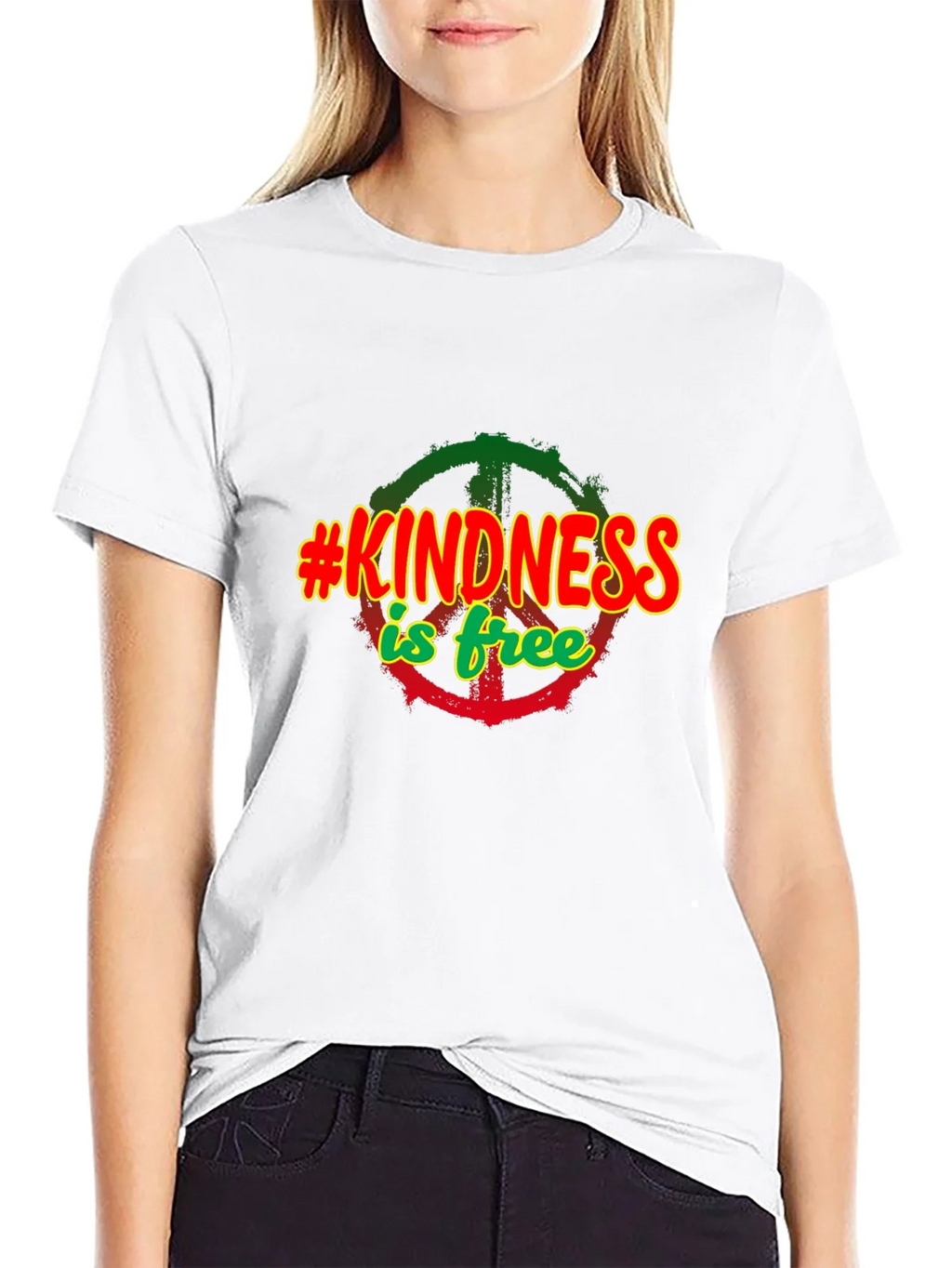 Kindness is Free Black T-Shirt product image 6