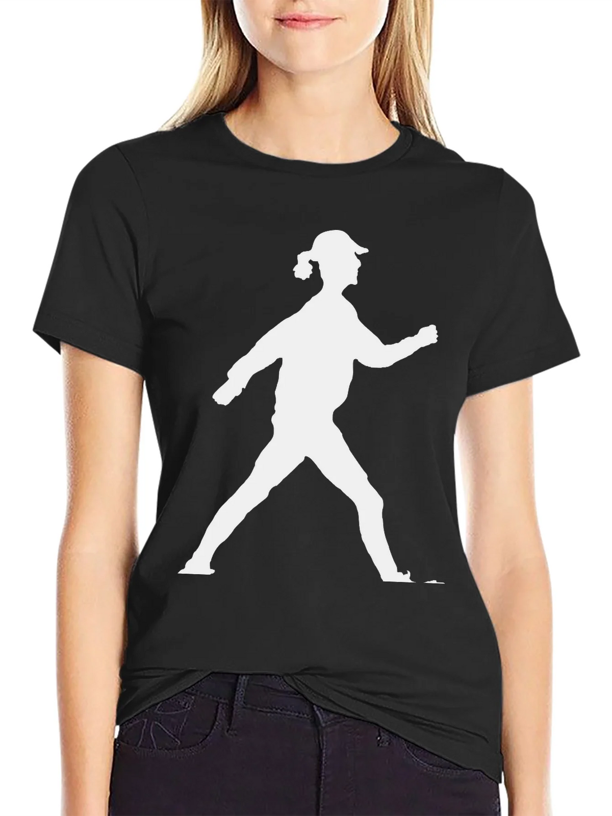 Silhouette Walker Graphic Tee - Black Unisex Shirt product image 2