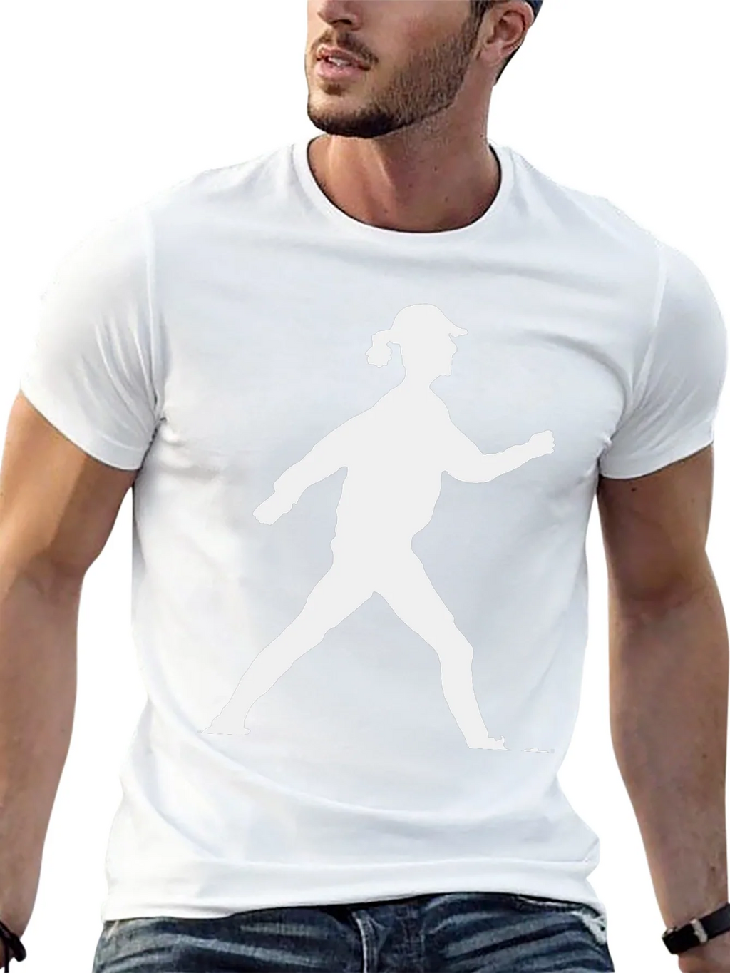 Silhouette Walker Graphic Tee - Black Unisex Shirt product image 8
