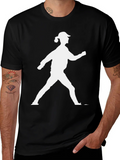 Silhouette Walker Graphic Tee - Black Unisex Shirt product image 1