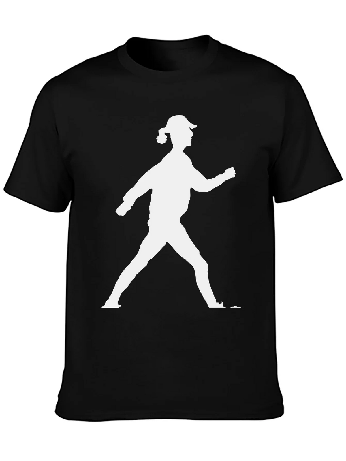 Silhouette Walker Graphic Tee - Black Unisex Shirt product image 3