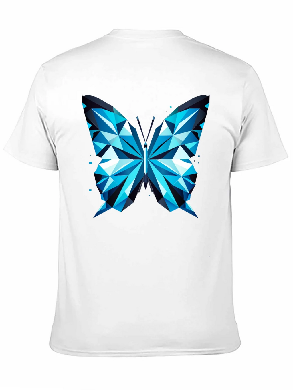 Geometric Butterfly Print Tee - Modern Graphic T-Shirt product image 8