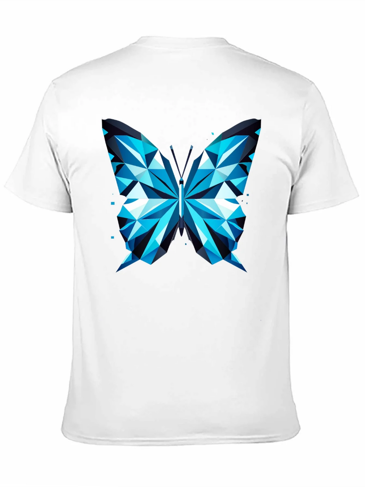 Geometric Butterfly Print Tee - Modern Graphic T-Shirt product image 8