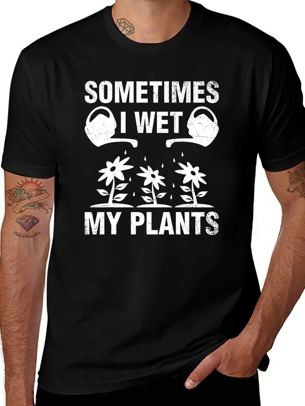 Funny Gardening T-Shirt - I Wet My Plants product image 1