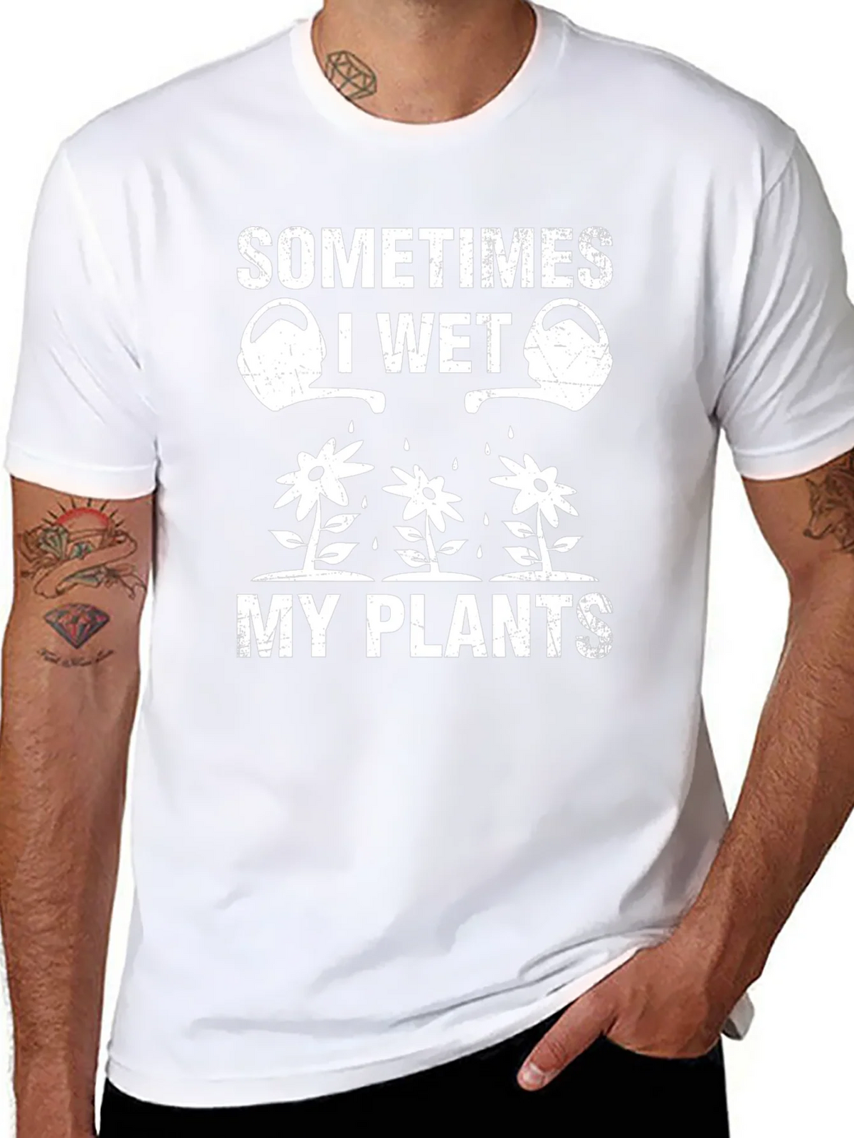 Funny Gardening T-Shirt - I Wet My Plants product image 5