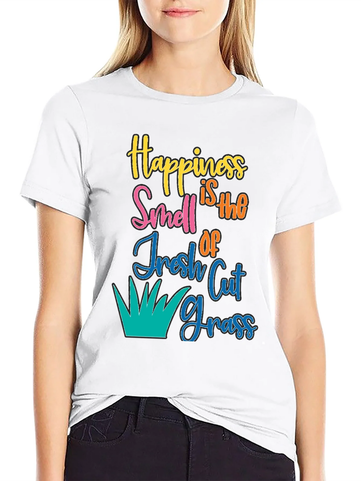 Happiness is Fresh Cut Grass T-Shirt product image 8