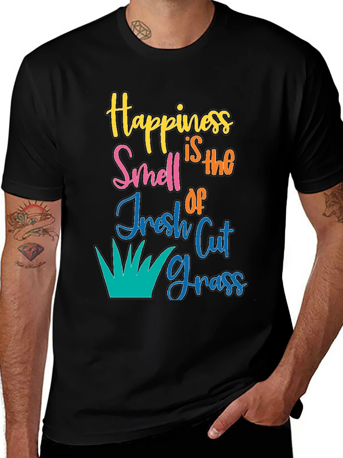 Happiness is Fresh Cut Grass T-Shirt product image 1