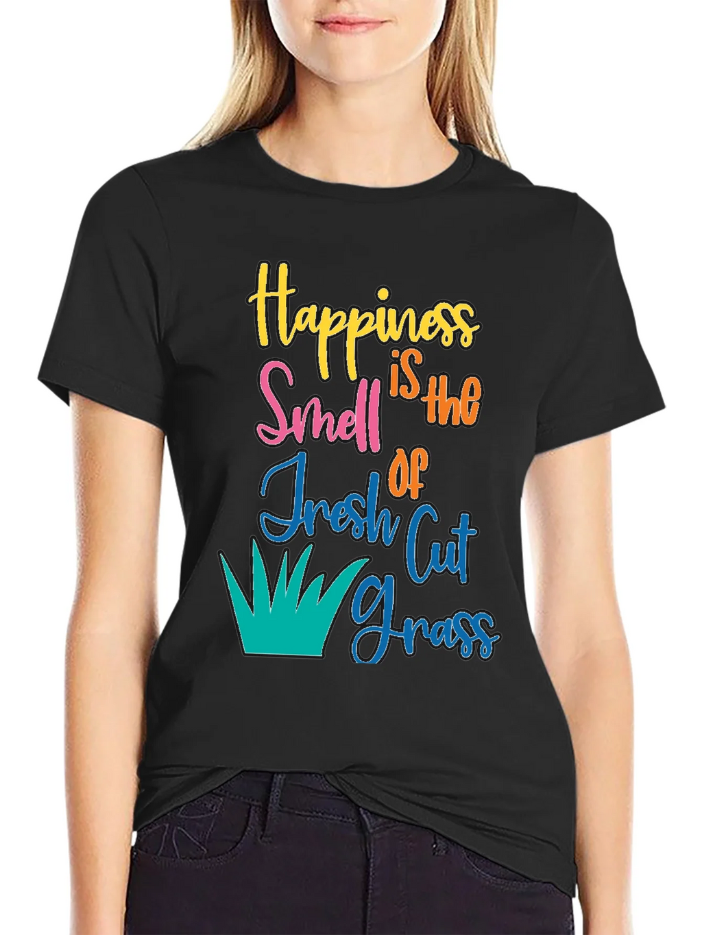 Happiness is Fresh Cut Grass T-Shirt product image 2