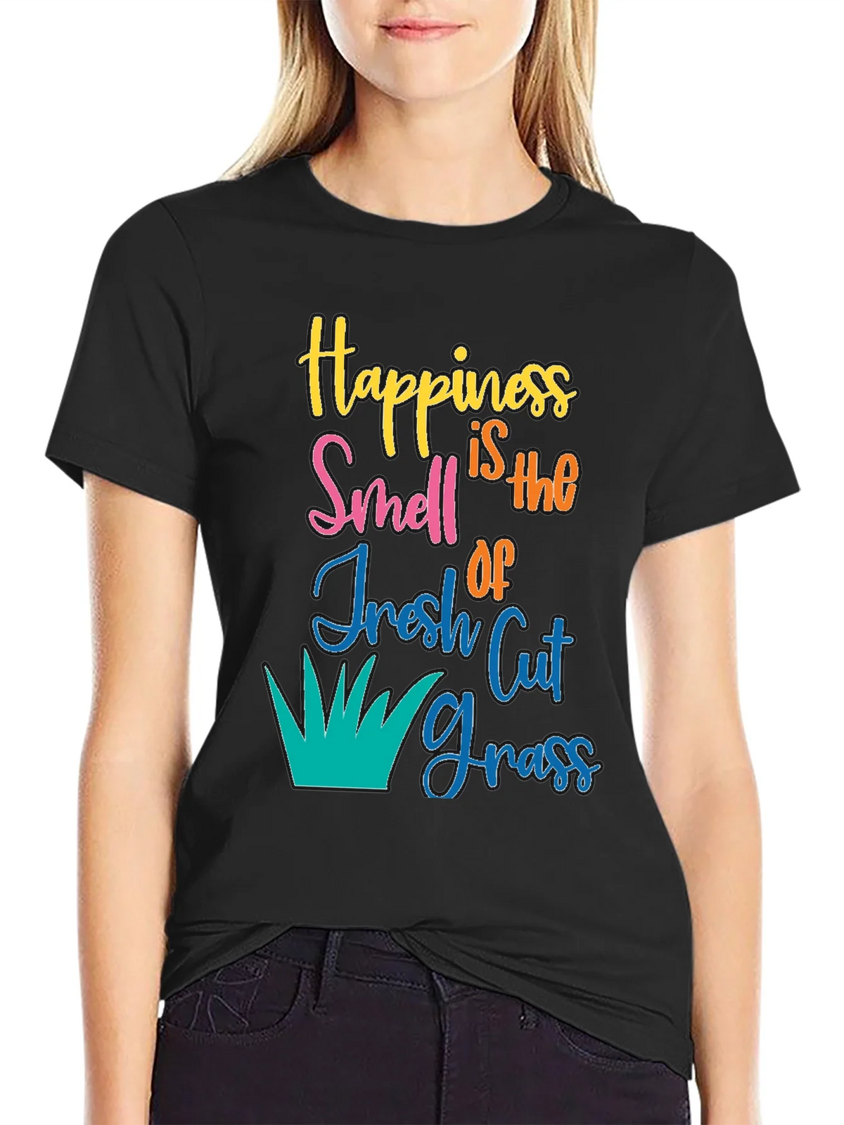 Happiness is Fresh Cut Grass T-Shirt product image 2