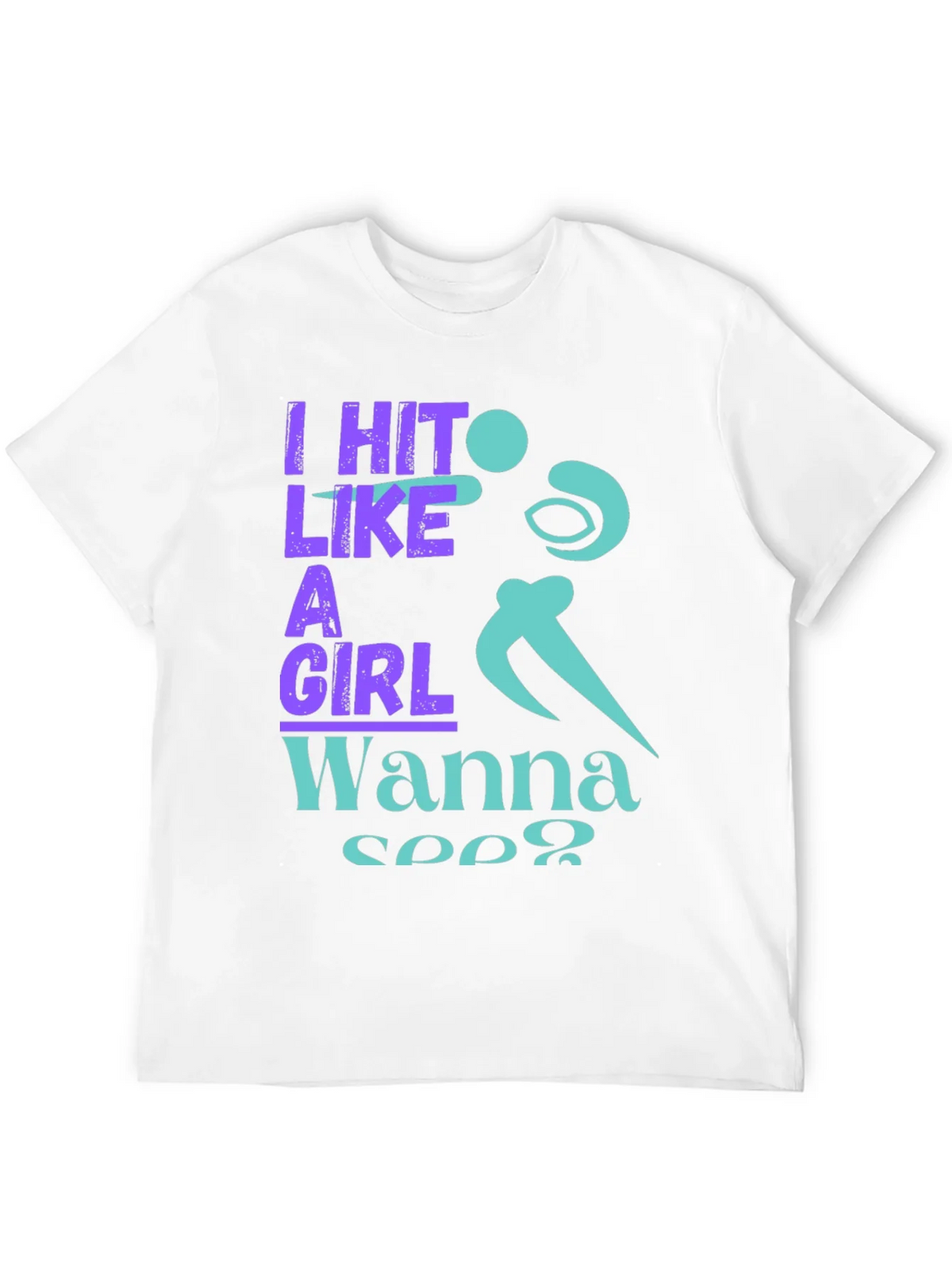 I Hit Like A Girl Graphic T-Shirt product image 11