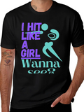 I Hit Like A Girl Graphic T-Shirt product image 1