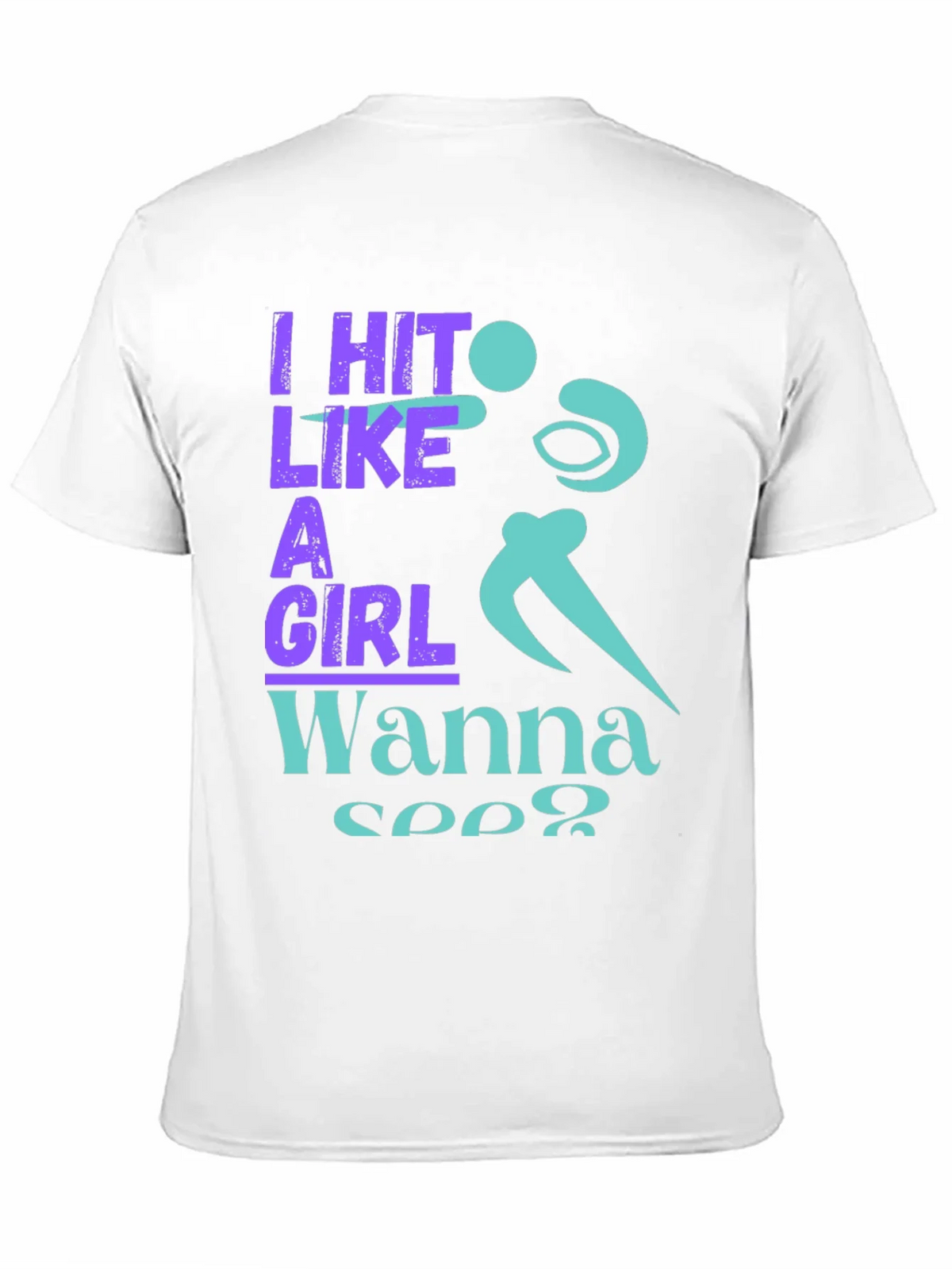 I Hit Like A Girl Graphic T-Shirt product image 10