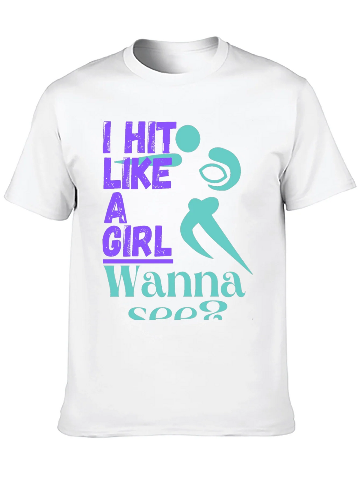 I Hit Like A Girl Graphic T-Shirt product image 9