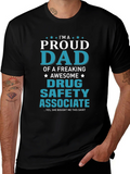 Proud Dad of Drug Safety Associate Novelty T-Shirt product image 1