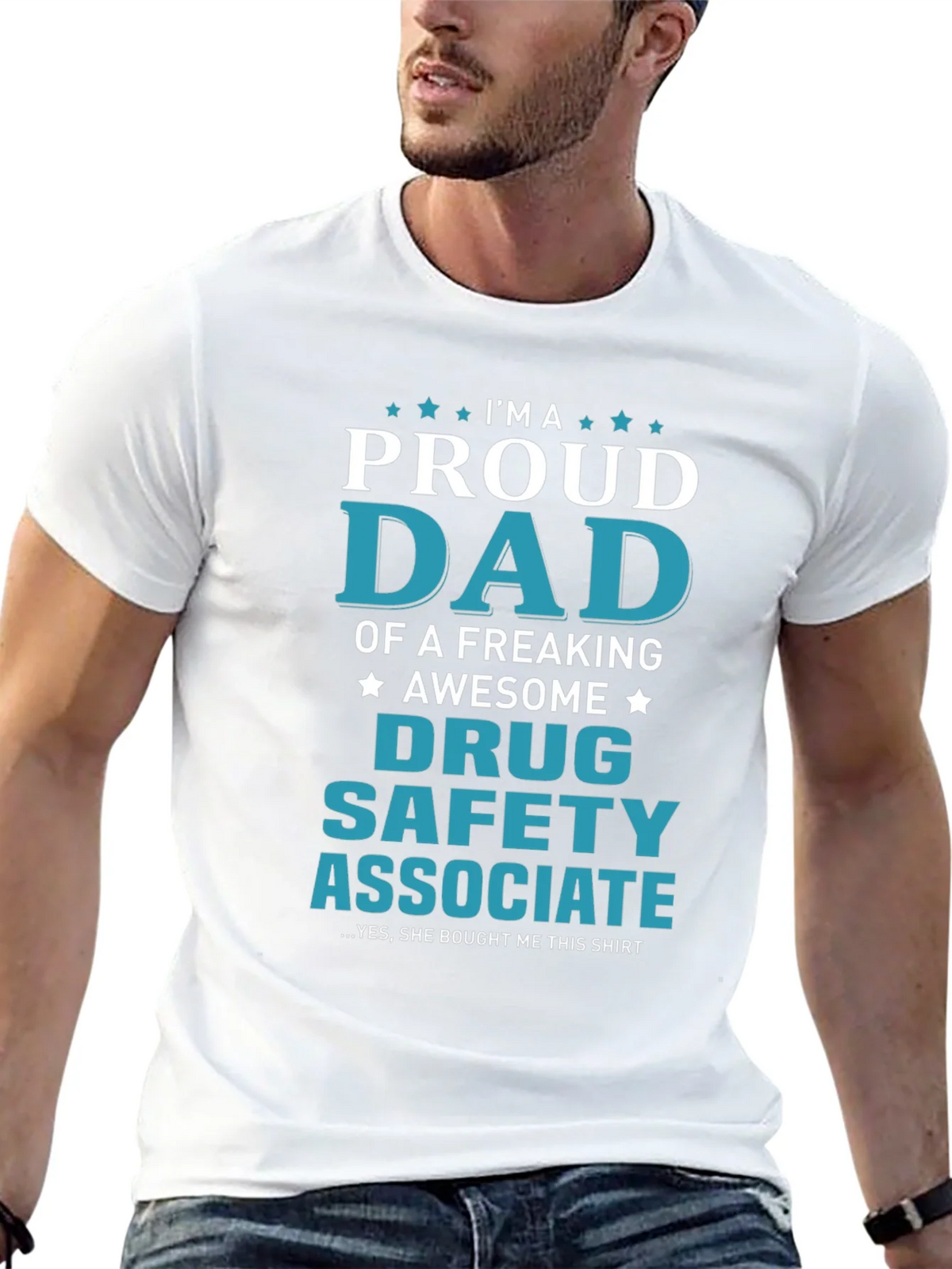 Proud Dad of Drug Safety Associate Novelty T-Shirt product image 12