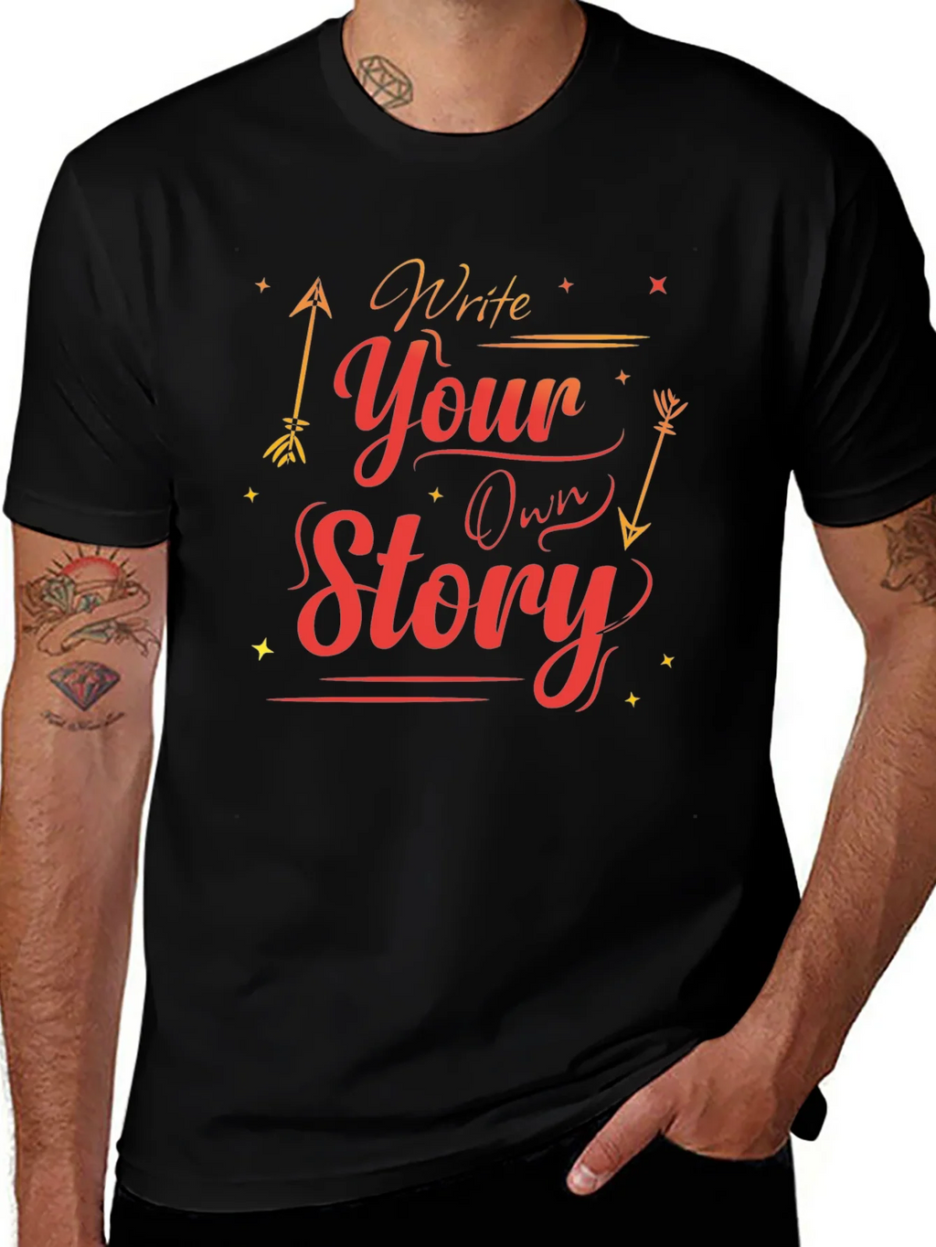 Write Your Own Story Graphic Tee product image 1