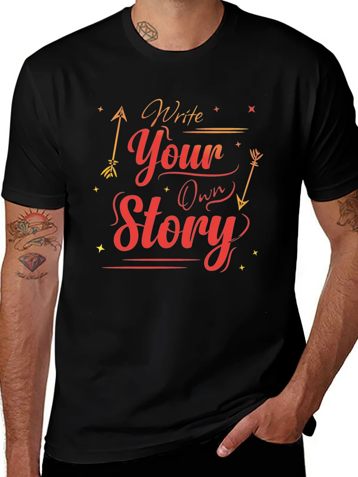 Write Your Own Story Graphic Tee product image 1